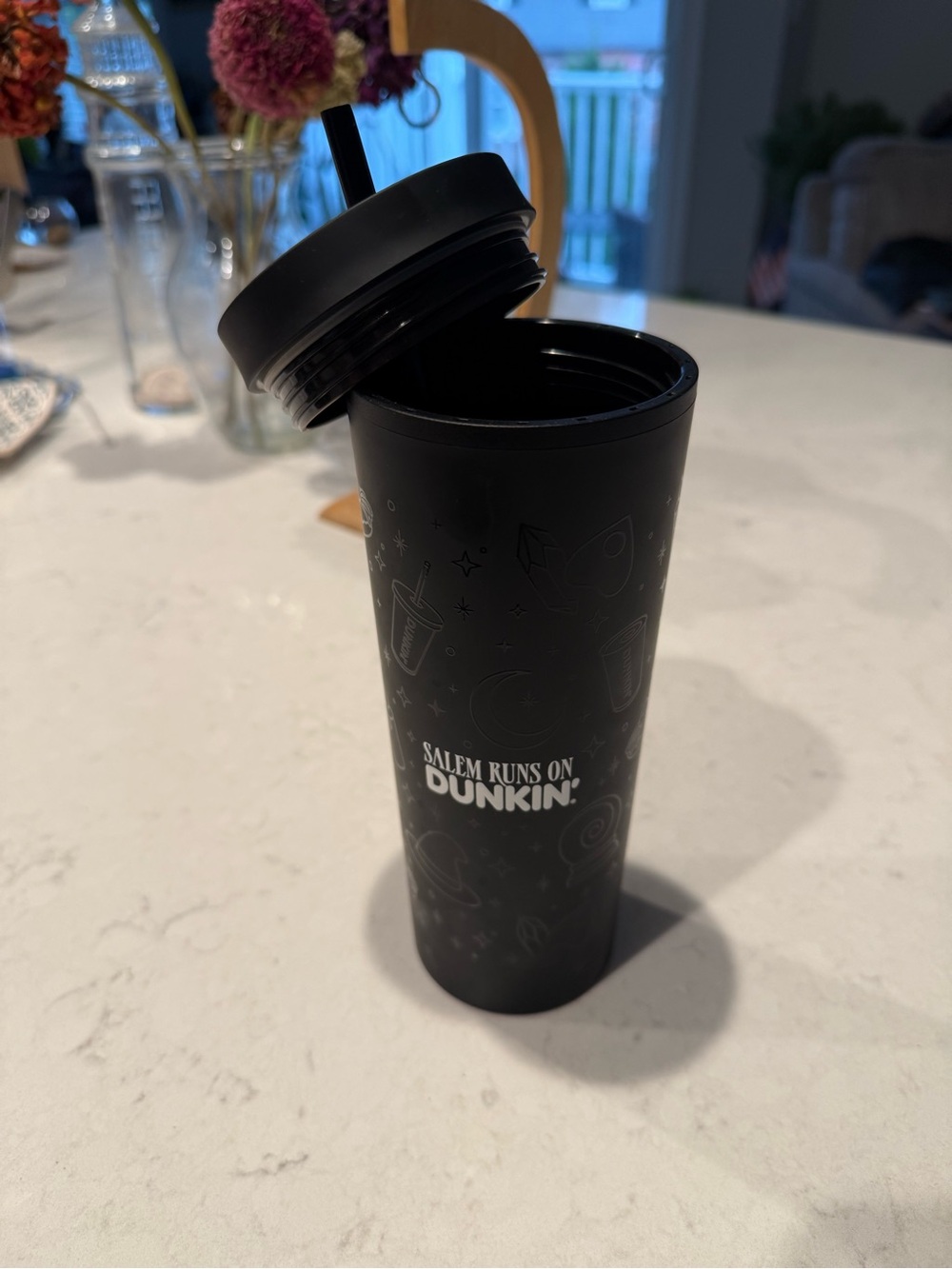 Black Dunkin Cup Salem, MA